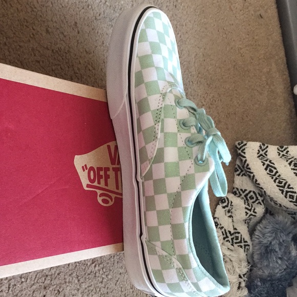 Sparkly minty vans that are brand new - Picture 3 of 3